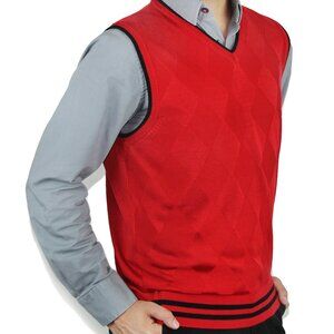 Men's Tone-Tone Argyle Sweater Vest